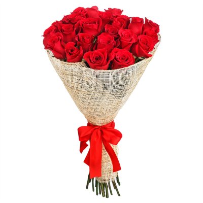 Bouquet of 25 Red Roses
